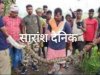 8 फीट के अजगर का बचाव किया गया 