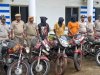 चोरी की 16 मोटरसाइकिल बरामद तीन गिरफ्तार 