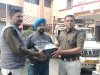 चोरी हुए इलेक्ट्रॉनिक सामान पुलिस ने शिघ्र ही किया बरामद 