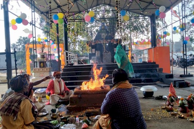 शनी मंदिर का वार्षिकोत्सव संपन्न 