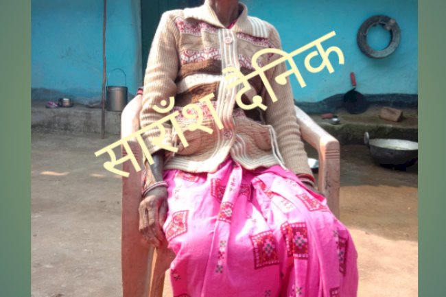 हाथी के हमले से बृद्धा घायल