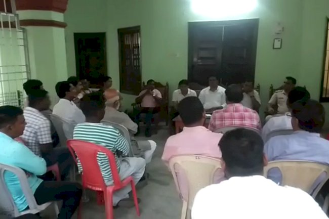रामनवमी जुलूस को शांति पूर्वक धूमधाम से मनाने के लिए बैठक 