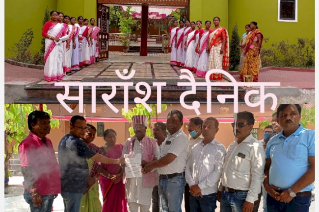 केन्द्रीय मंत्री ने किया सरना माँ के दर्शन 