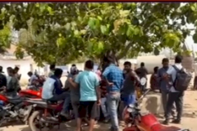 मजदूर की मौत से जेएसडब्लू  में तनाव 