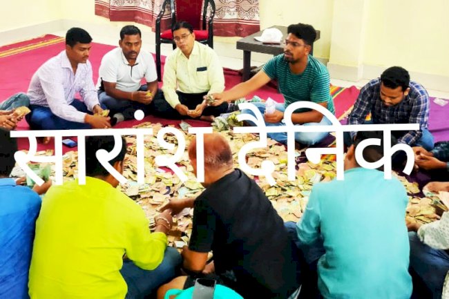 मां हिंगुला के हुंडी से दस लाख रुपए बरामद