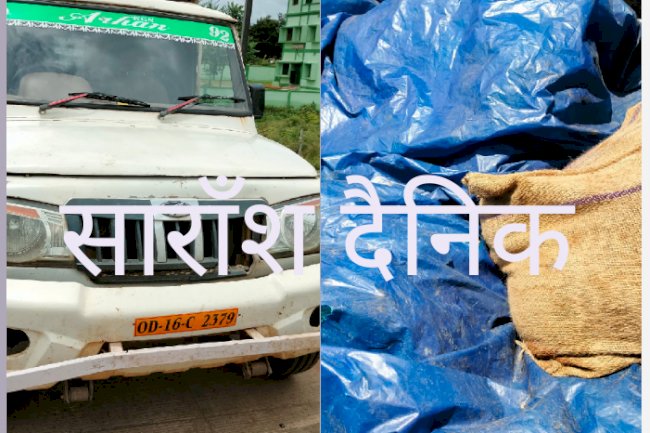 एक बार फिर पकडा़ गया गौमांस से लदी वाहन  