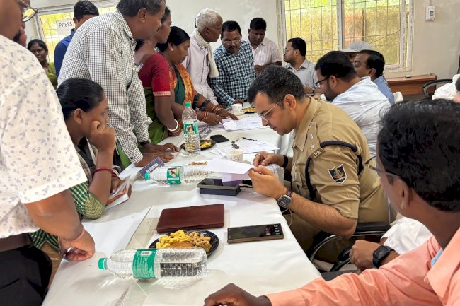 लाठीकटा प्रखंड क्षेत्र में संयुक्त जन शिकायत सुनवाई