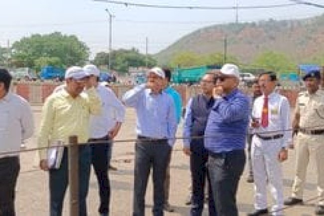 दपूरे महाप्रबंधक का राउरकेला ओर झारसुगड़ा दौरा