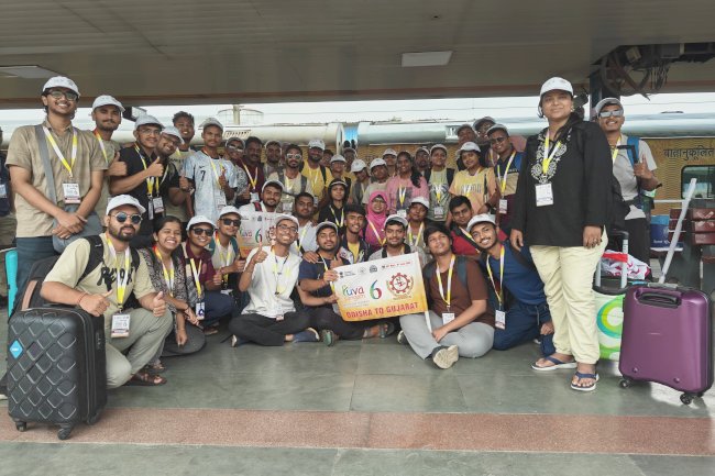 ओडिशा युवा प्रतिनिधि गुजरात के सांस्कृतिक आदान-प्रदान दर्शन पर निकले