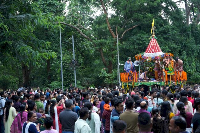 एनआईटी राउरकेला में भक्ति एवं उल्लास के साथ मनाया गया रथयात्रा महोत्सव
